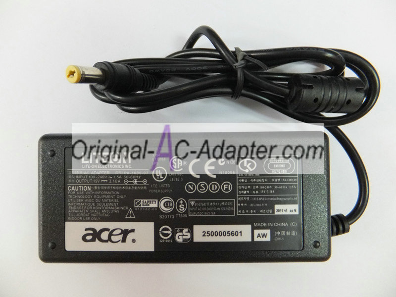 Acer 19V 3.16A For Acer Aspire 5030 Power AC Adapter Acer 19V 3.16A For Acer Aspire 5030 Power AC Adapter